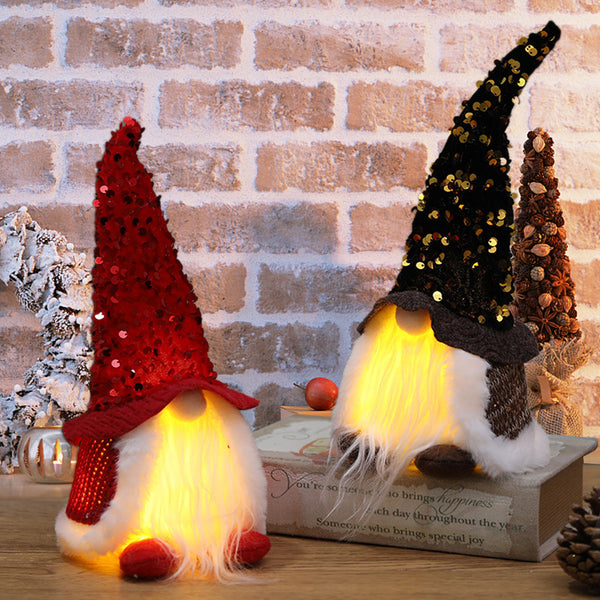 Rudolf Doll With Light