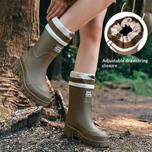 Womens Tall Rain Boots Waterproof And Non-Slip