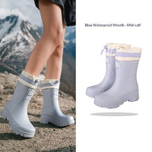 Womens Tall Rain Boots Waterproof And Non-Slip