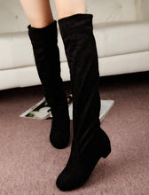 New Fallwinter Korean-style Over-the-knee Boots With Chunky Heels